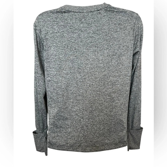 Athleta Girl Seamless Heathered Gray Top, Size 12 - Picture 4 of 5